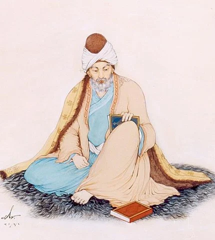 Rumi, the 13th-century Persian poet, whose works on love and spirituality continue to resonate worldwide.